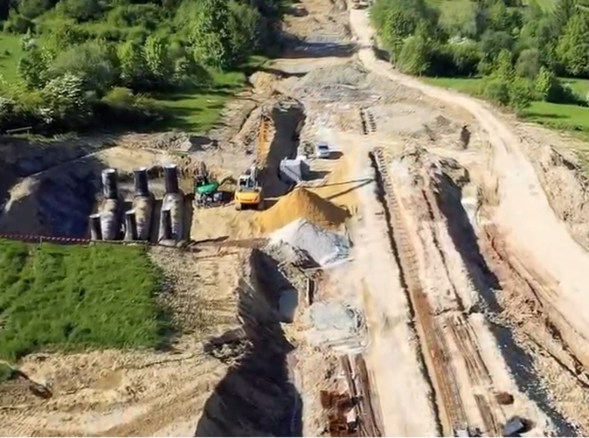 Filmowy raport z budowy drogi ekspresowej S1 Przybędza-Milówka