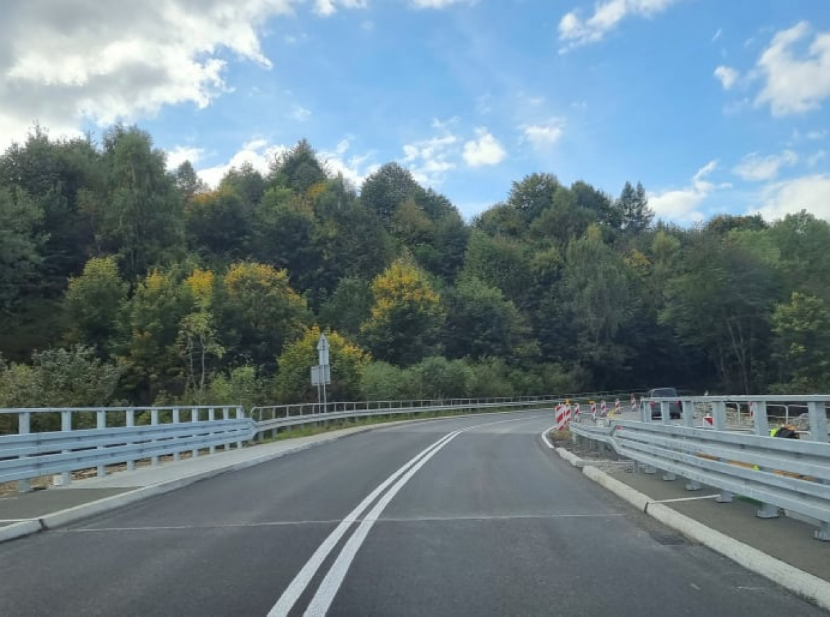 Przebudowa mostu nad Łękawką zakończona