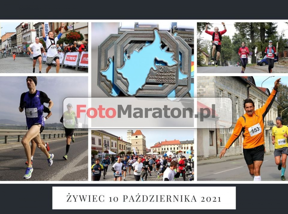 Półmaraton dookoła Jeziora Żywieckiego: znajdziesz się na wszystkich zdjęciach!