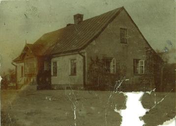 Dom przy ul. Browarnej około roku 1919